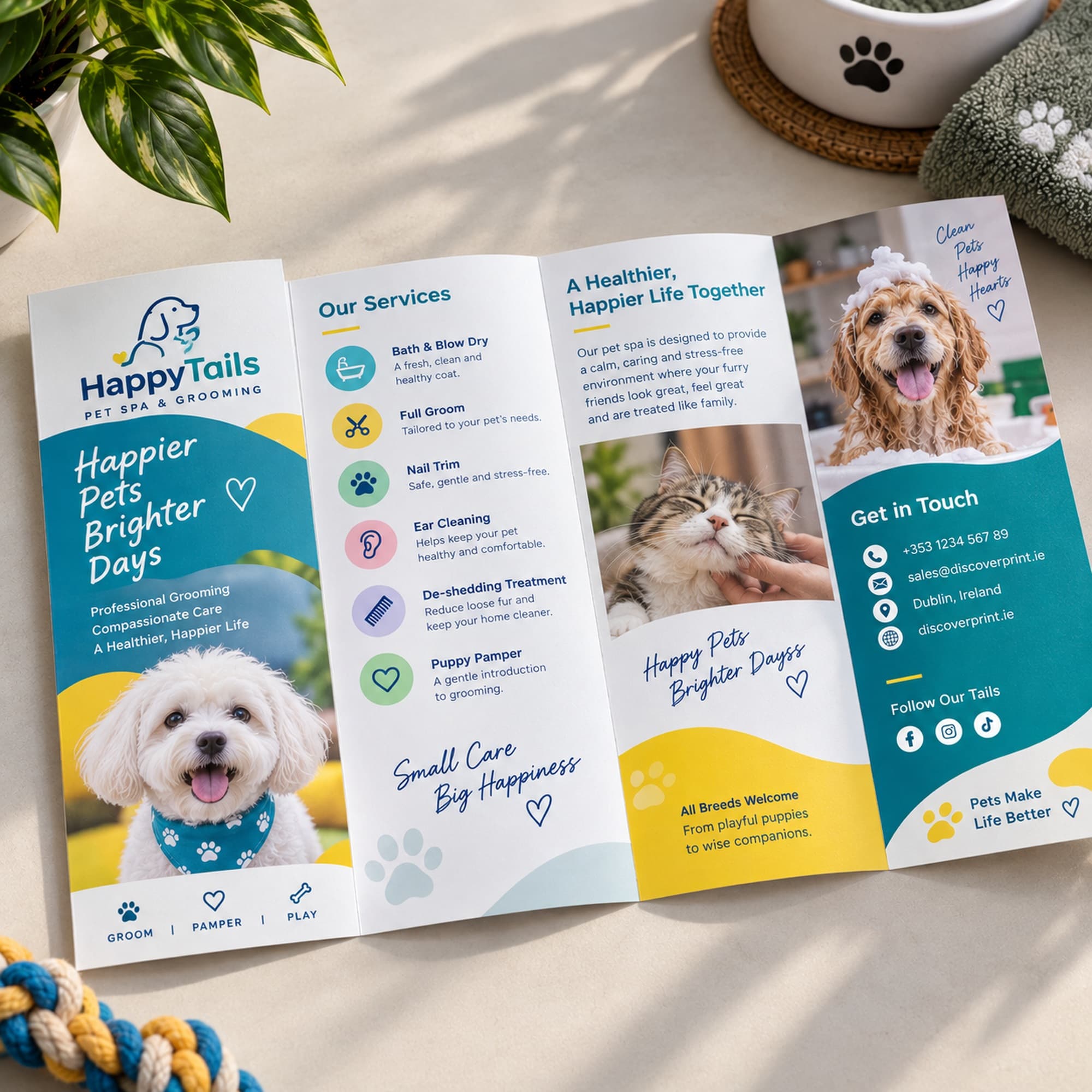 8pp DL Brochure printed by Discoverprint