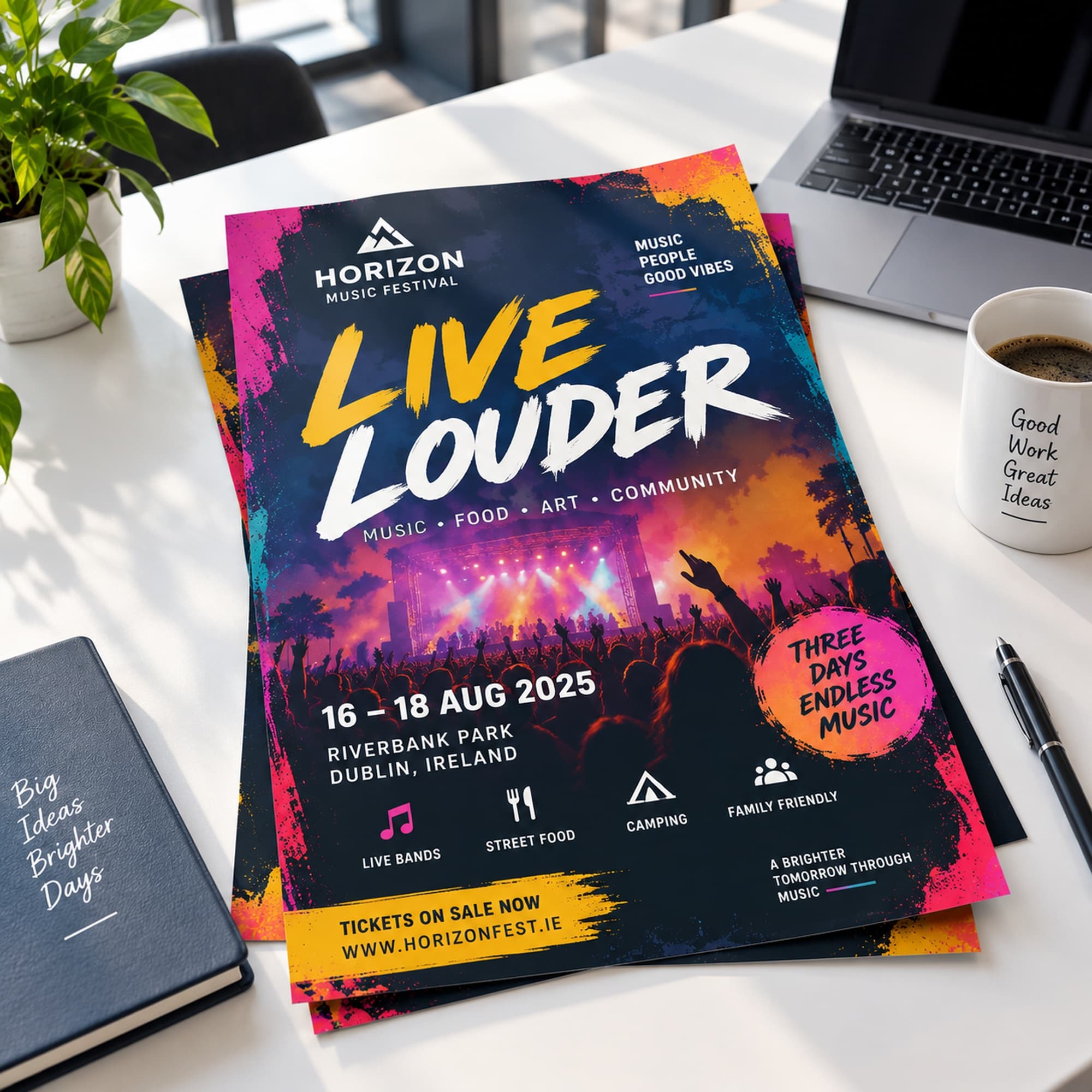 A3 Flat Leaflet printed by Discoverprint