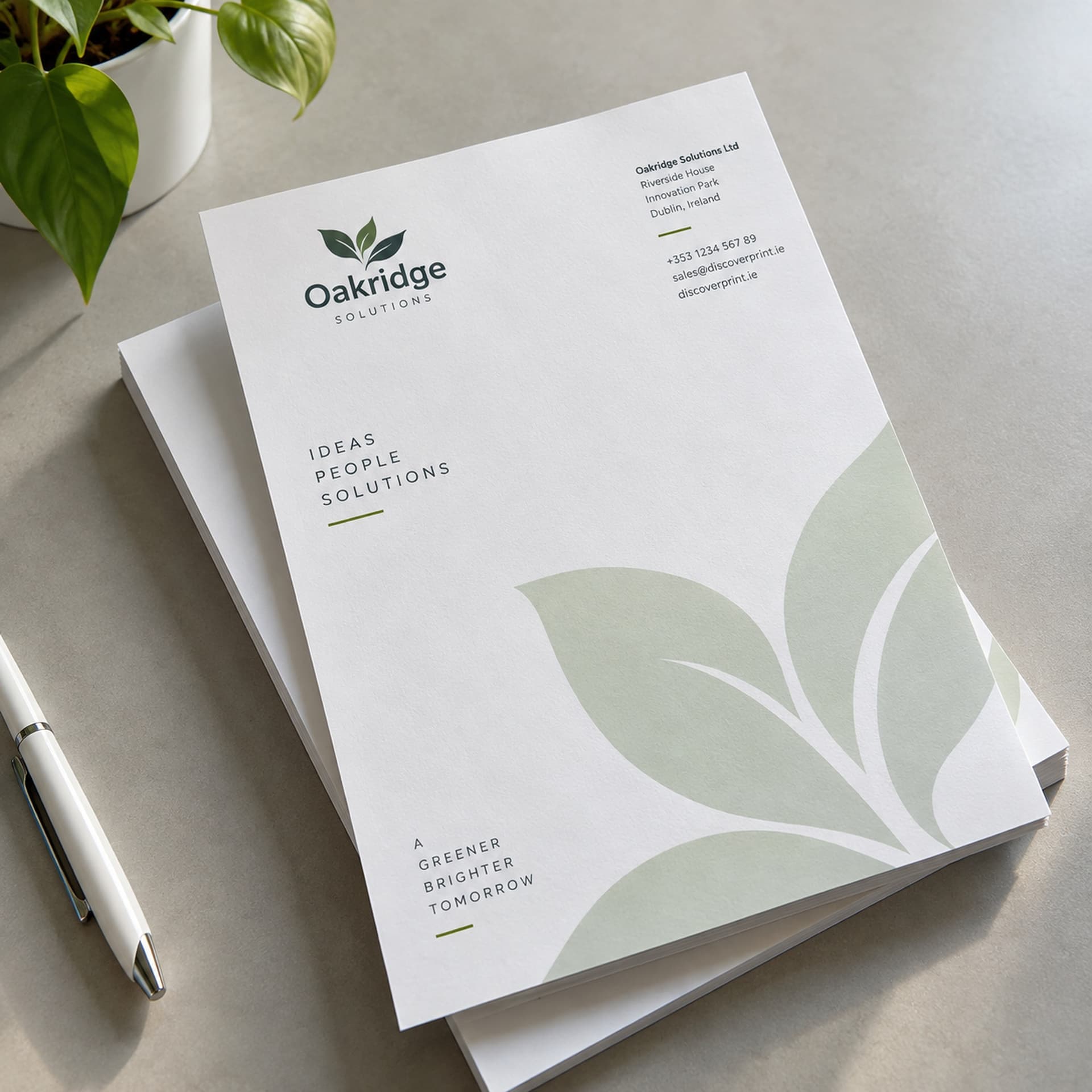 A4 Letterhead printed by Discoverprint