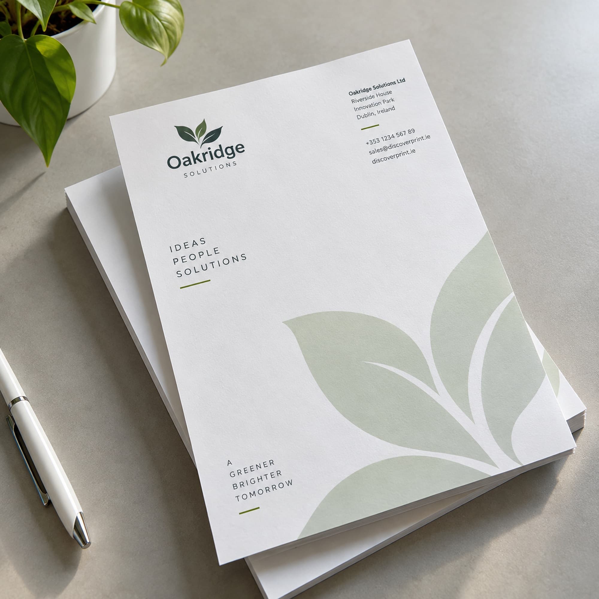 A4 Letterhead printed by Discoverprint
