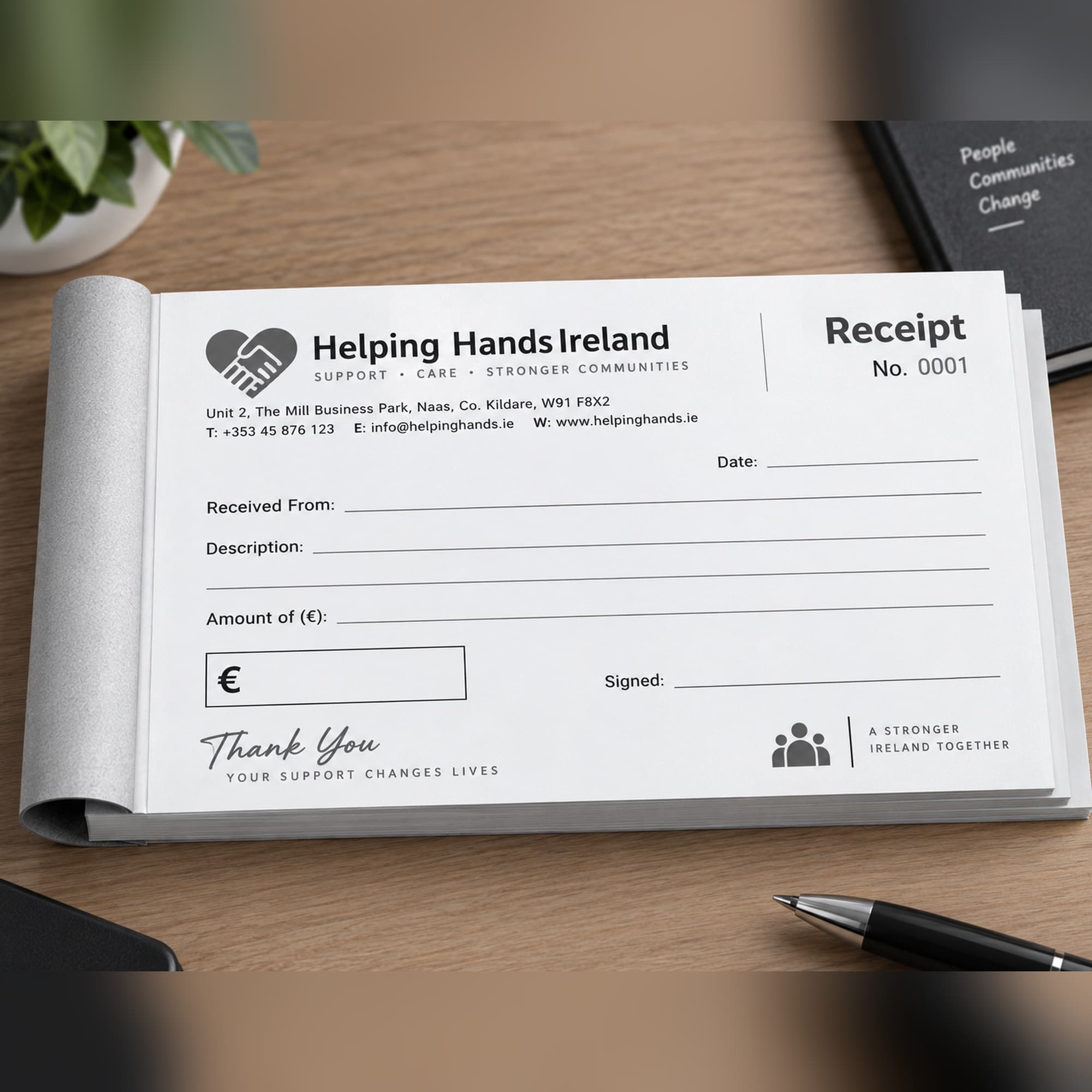 A6 Personalised Invoice Books printed by Discoverprint