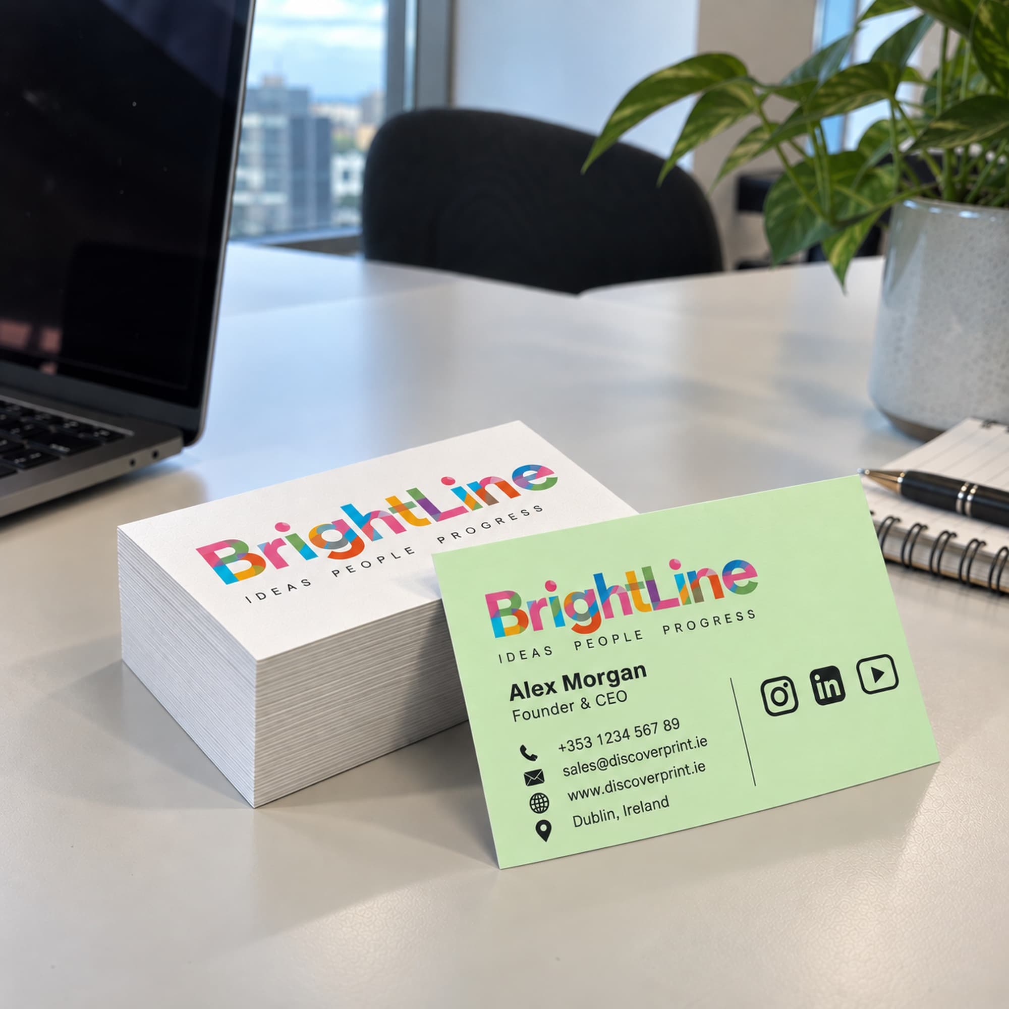 Standard Business Cards printed by Discoverprint
