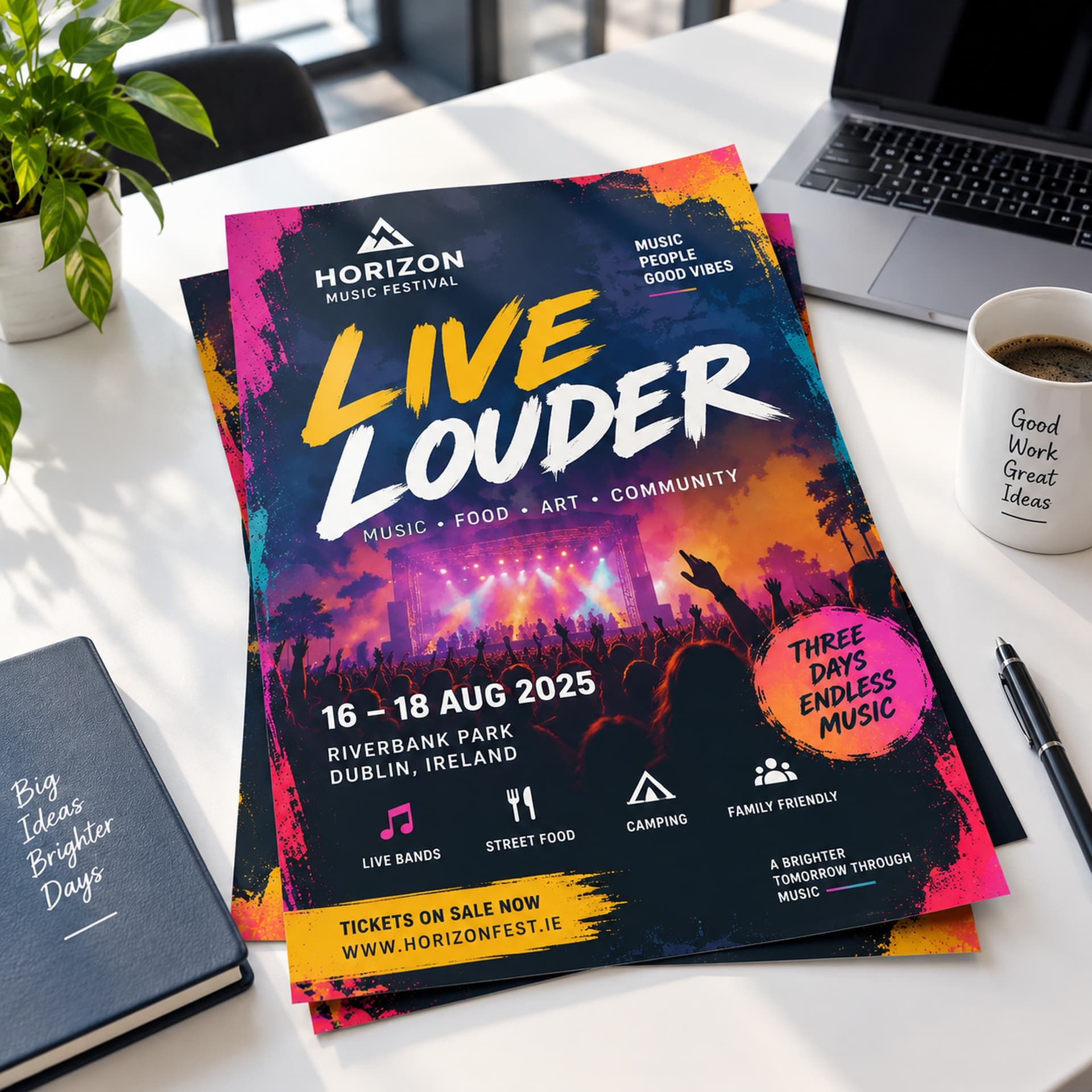 A3 Flat Leaflet printed by Discoverprint