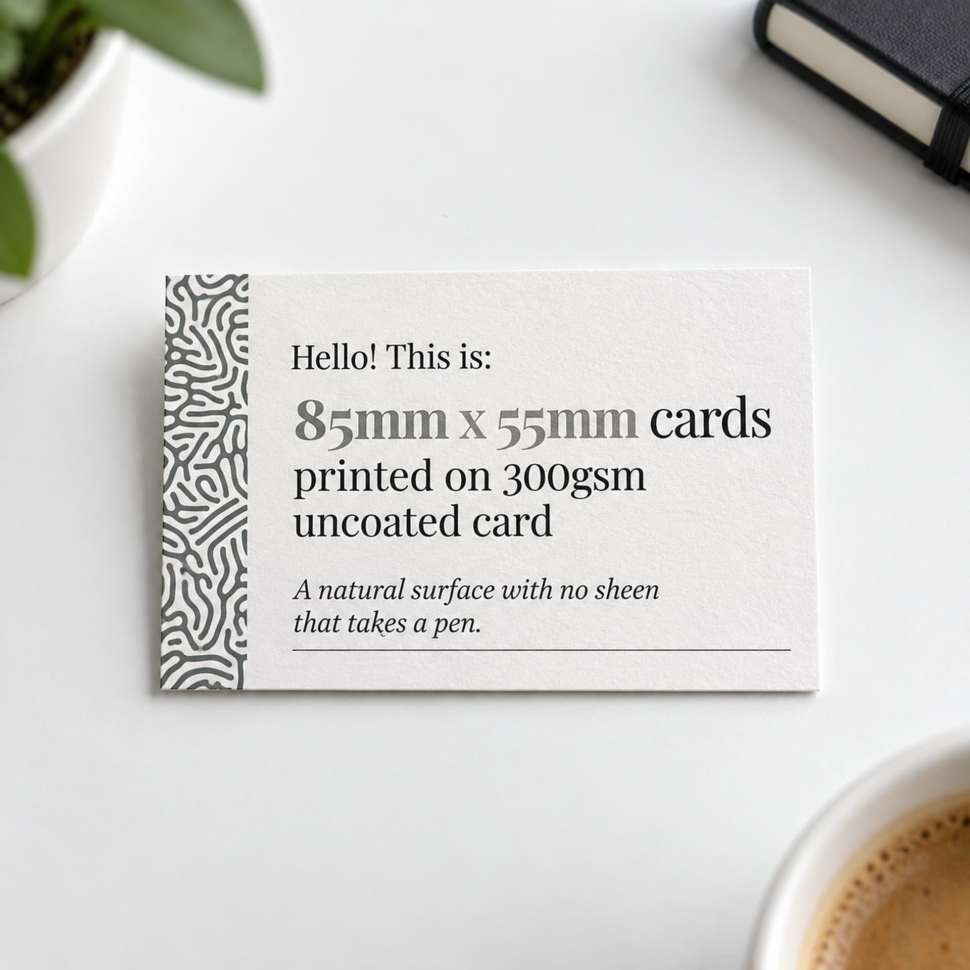 Uncoated Business Cards printed by Discoverprint