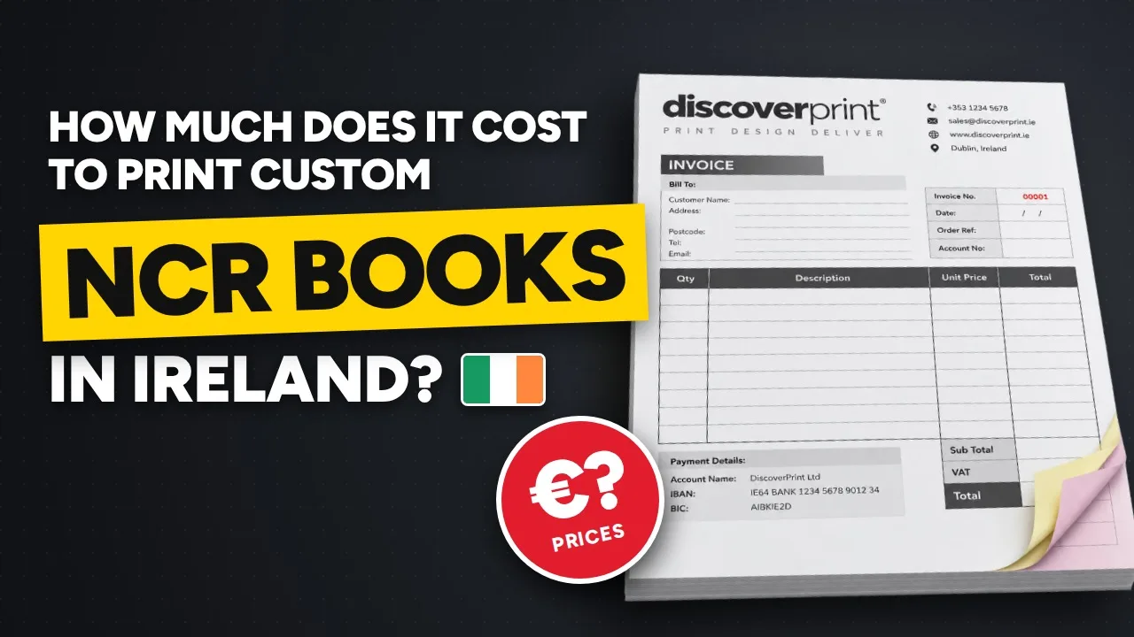 pricing for custom NCR books in Ireland