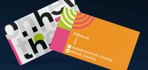 Business Cards with social media icons